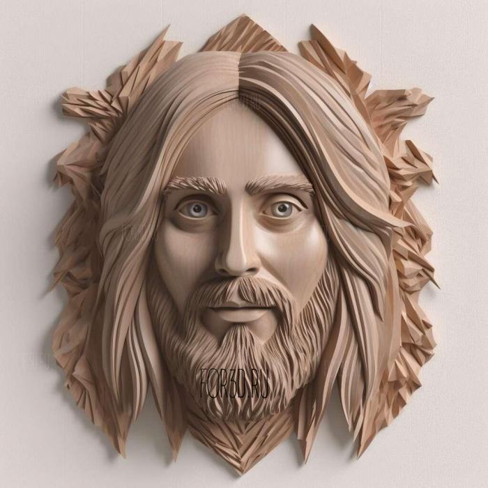 jared leto 4 stl model for CNC